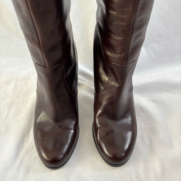 Michael Kors Knee High Tall Leather Boots - Picture 5 of 14